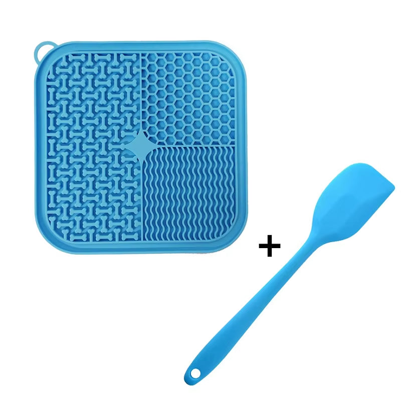Licking Mat Slow Feeder for Dogs and Cats, Premium Lick Pad with Suction Cups for Dog Anxiety Relief, Slow Feeder Dog Bowls