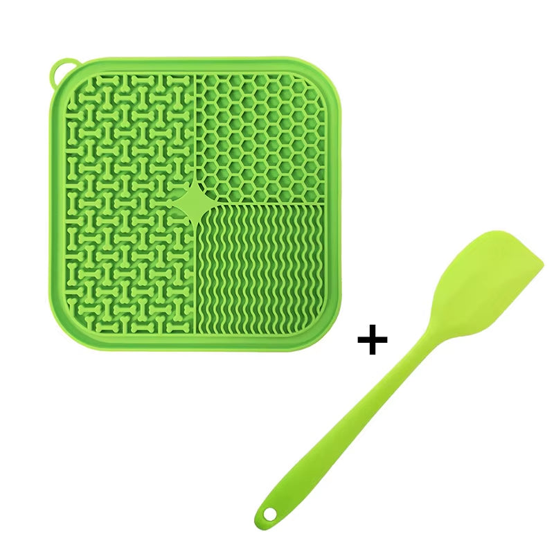 Licking Mat Slow Feeder for Dogs and Cats, Premium Lick Pad with Suction Cups for Dog Anxiety Relief, Slow Feeder Dog Bowls